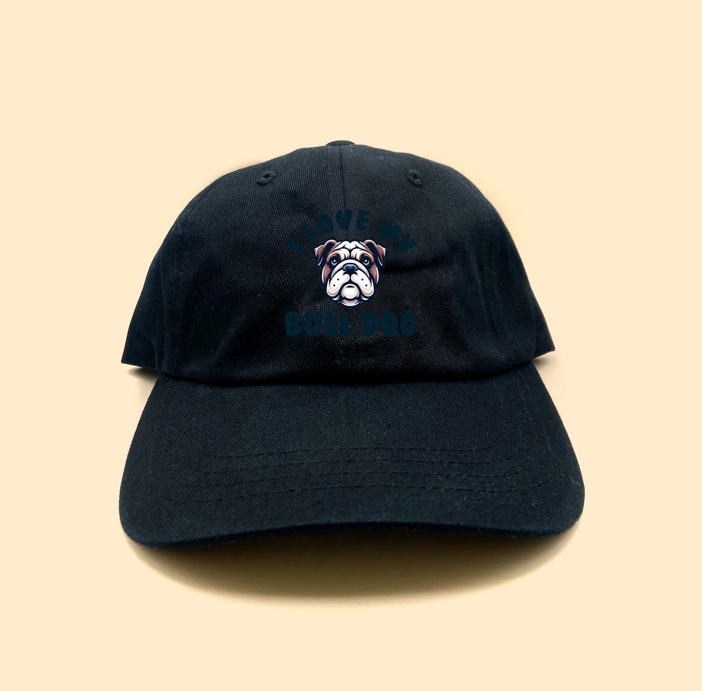 I Love My Bull Dog Dat Hat