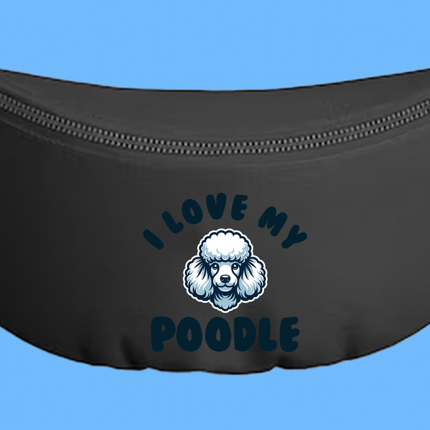 I Love My Poodle Fanny Pack