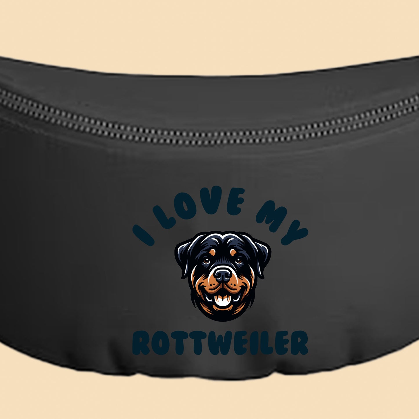 I Love My Rottweiler Fanny Pack