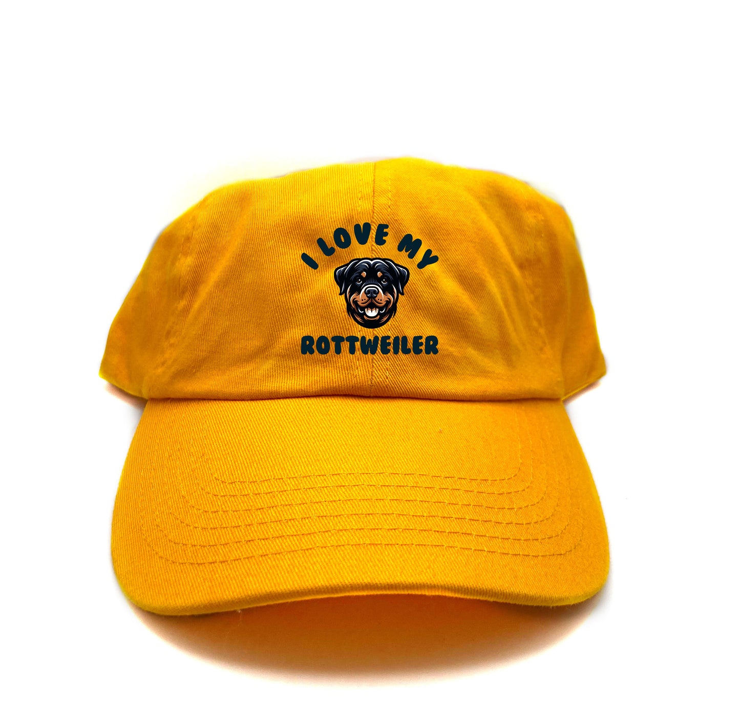 I Love My Rottweiler Dad Hat