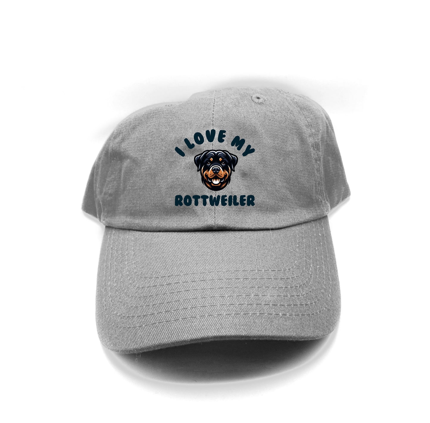 I Love My Rottweiler Dad Hat