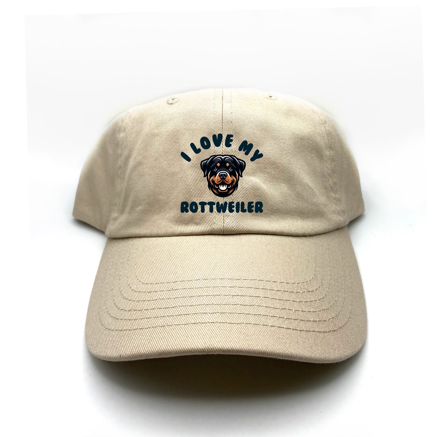 I Love My Rottweiler Dad Hat