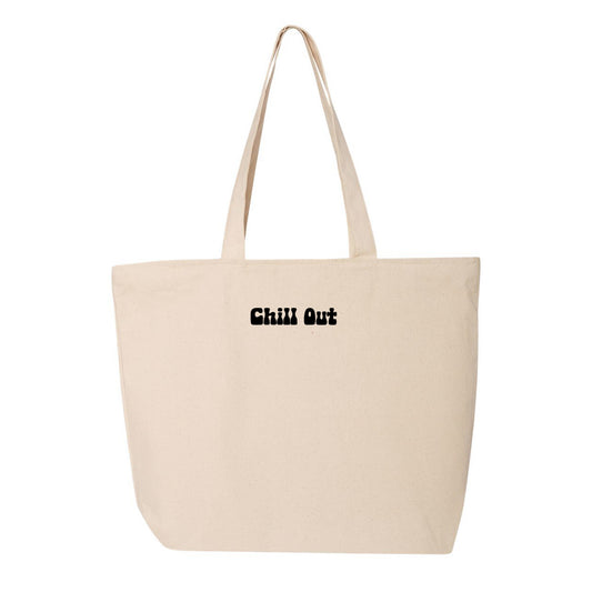 Chill Out Black Tote Bag