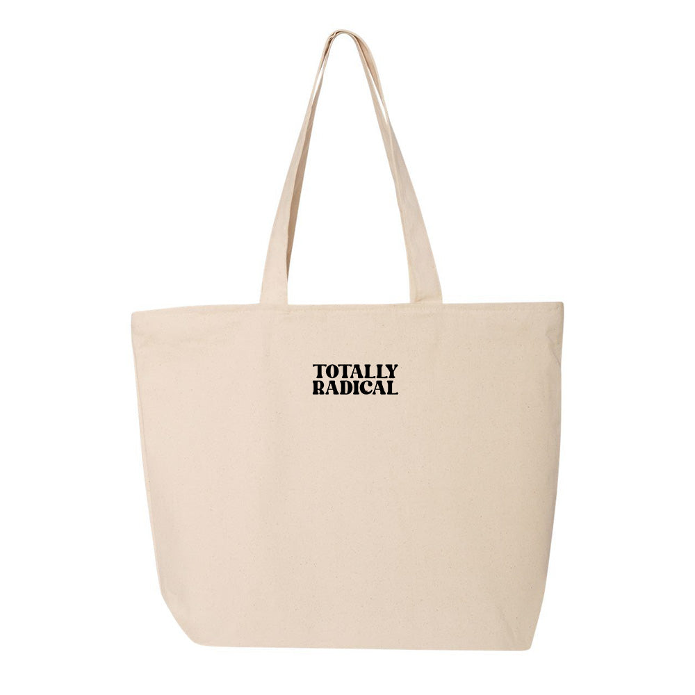 Totally Radical Black Tote Bag