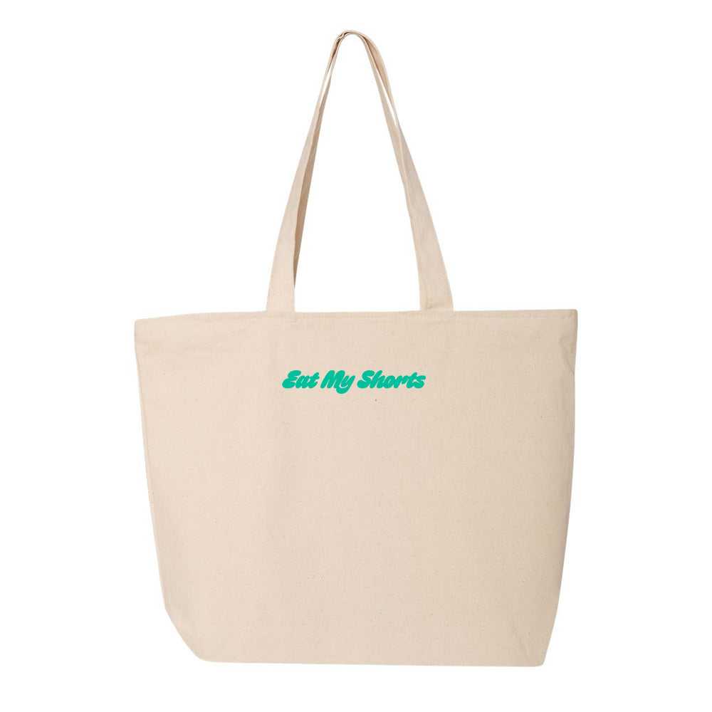 Eat My Shorts Green Tote Bag