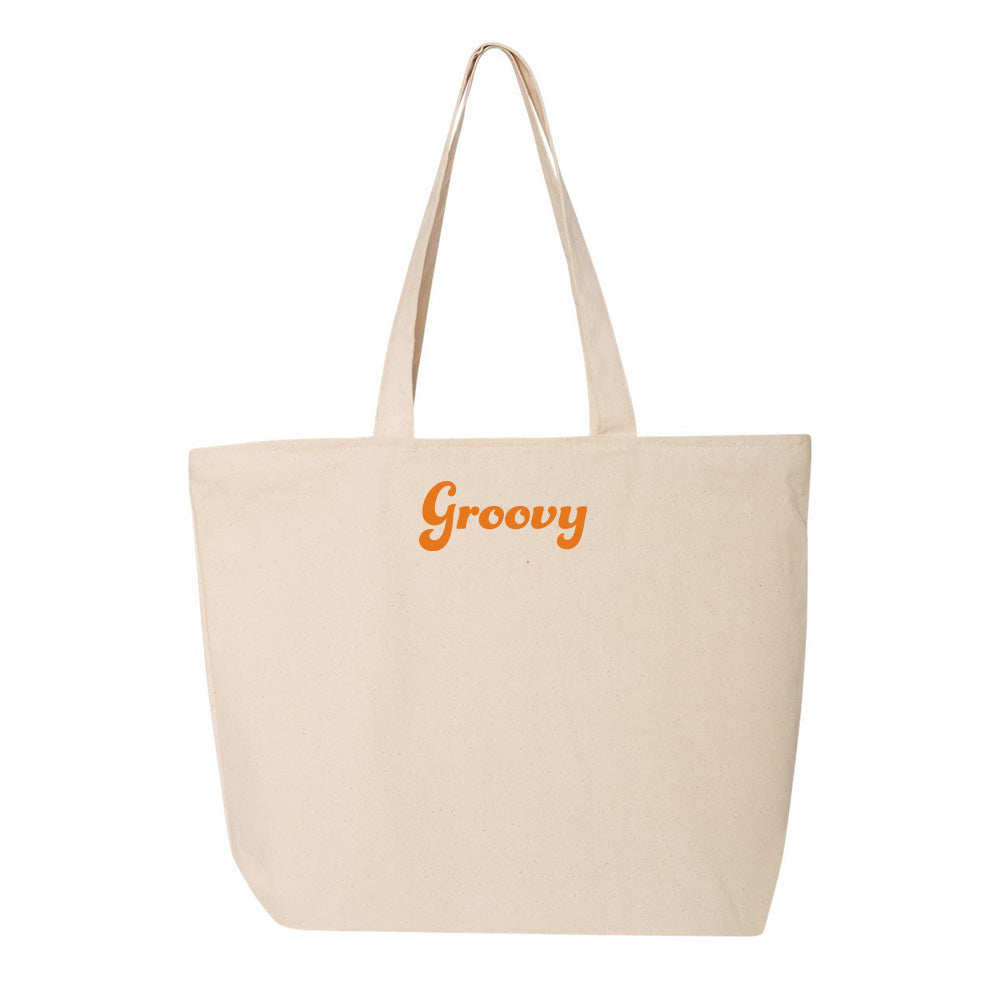 Groovy Orange Tote Bag
