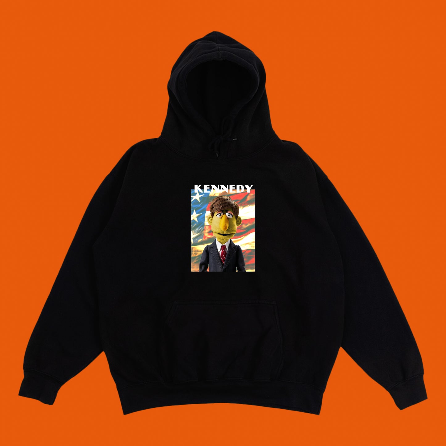 kennedy muppet flag hoodie