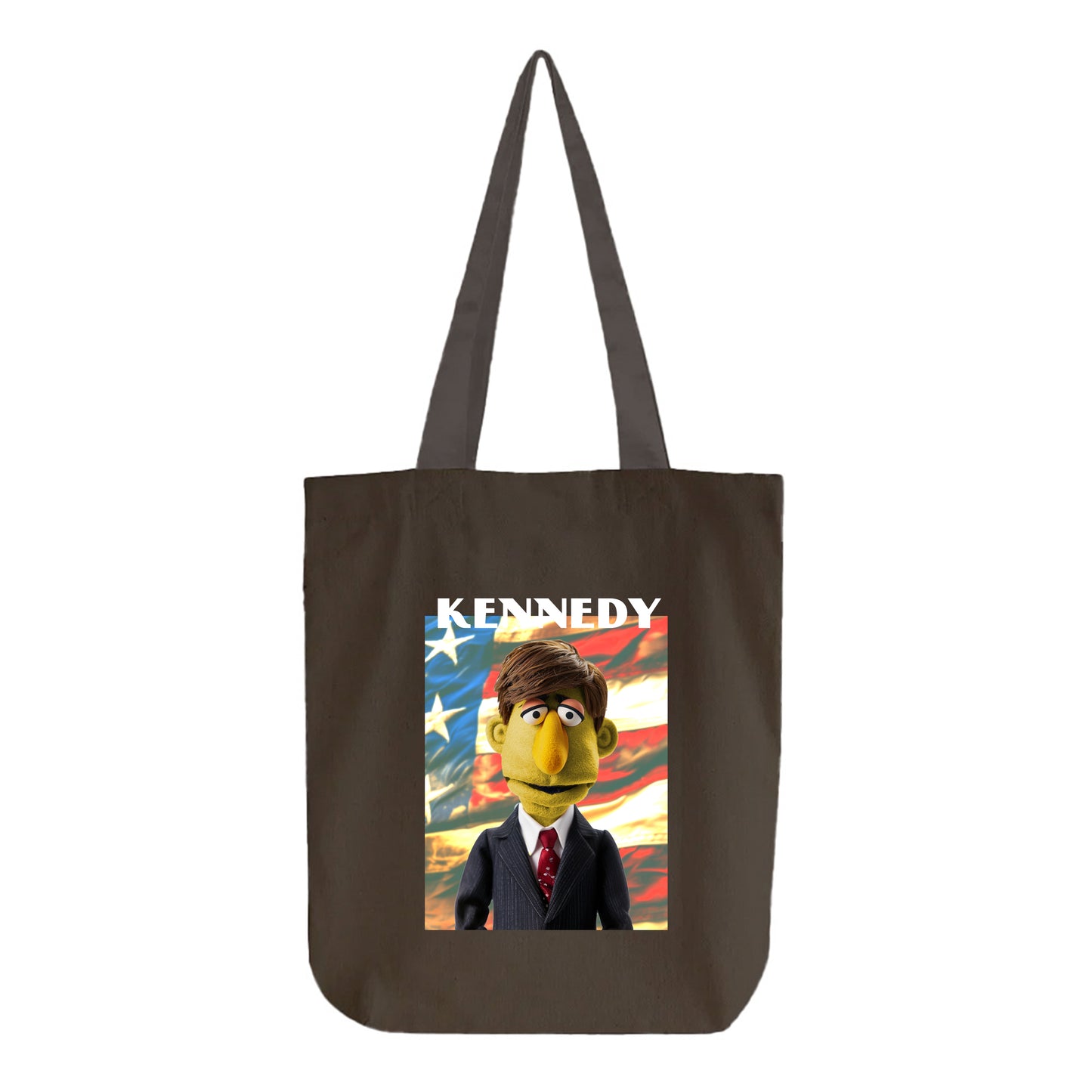 kennedy muppet flag tote bag