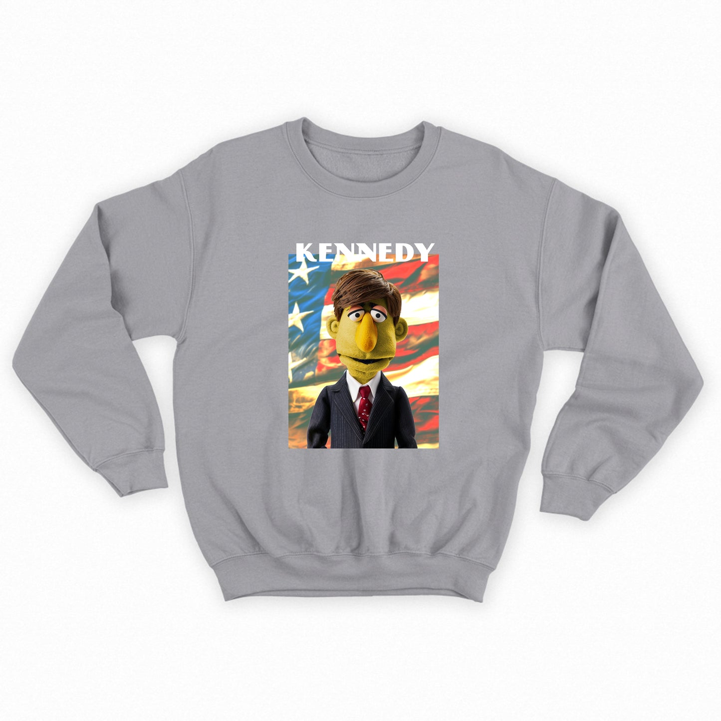 kennedy muppet flag sweatshirt