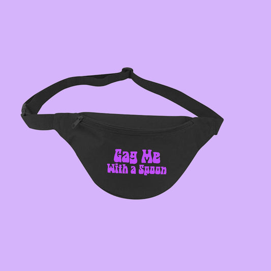 Gag Me With a Spoon Purple Fanny Pack