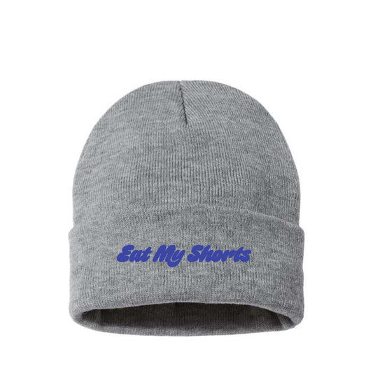 Eat My Shorts Indigo Beanie