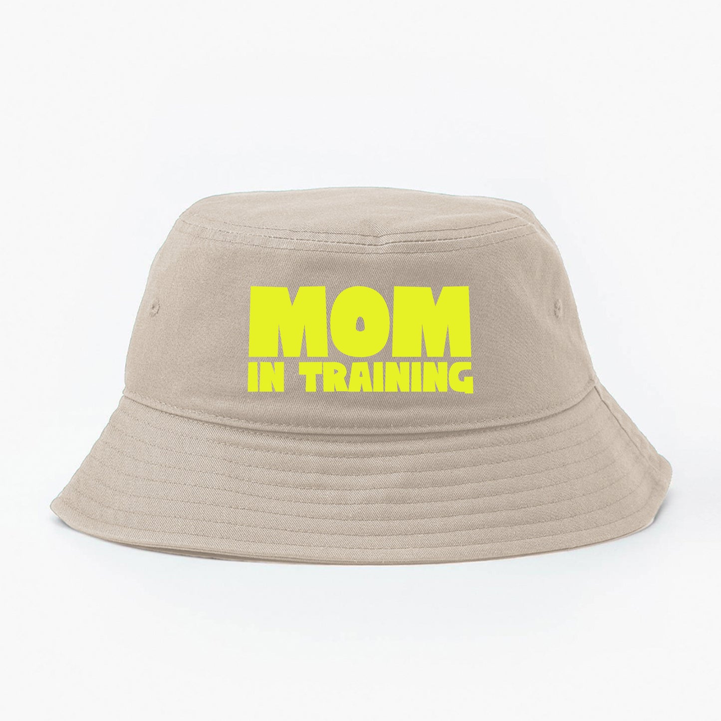 mom in training mint green bucket hat