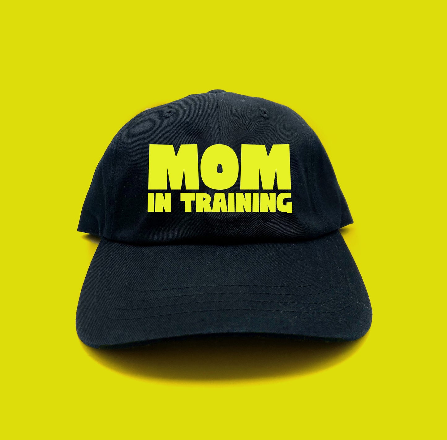 mom in training mint green dad hat