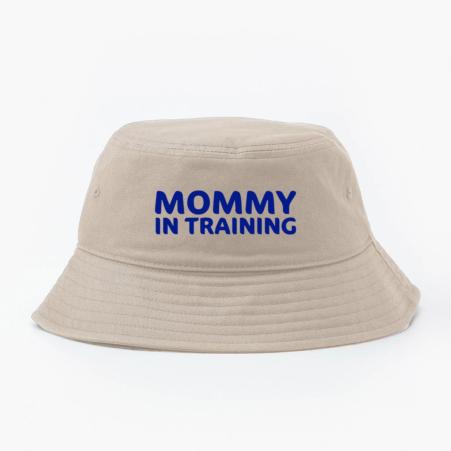 mommy in training blue bucket hat