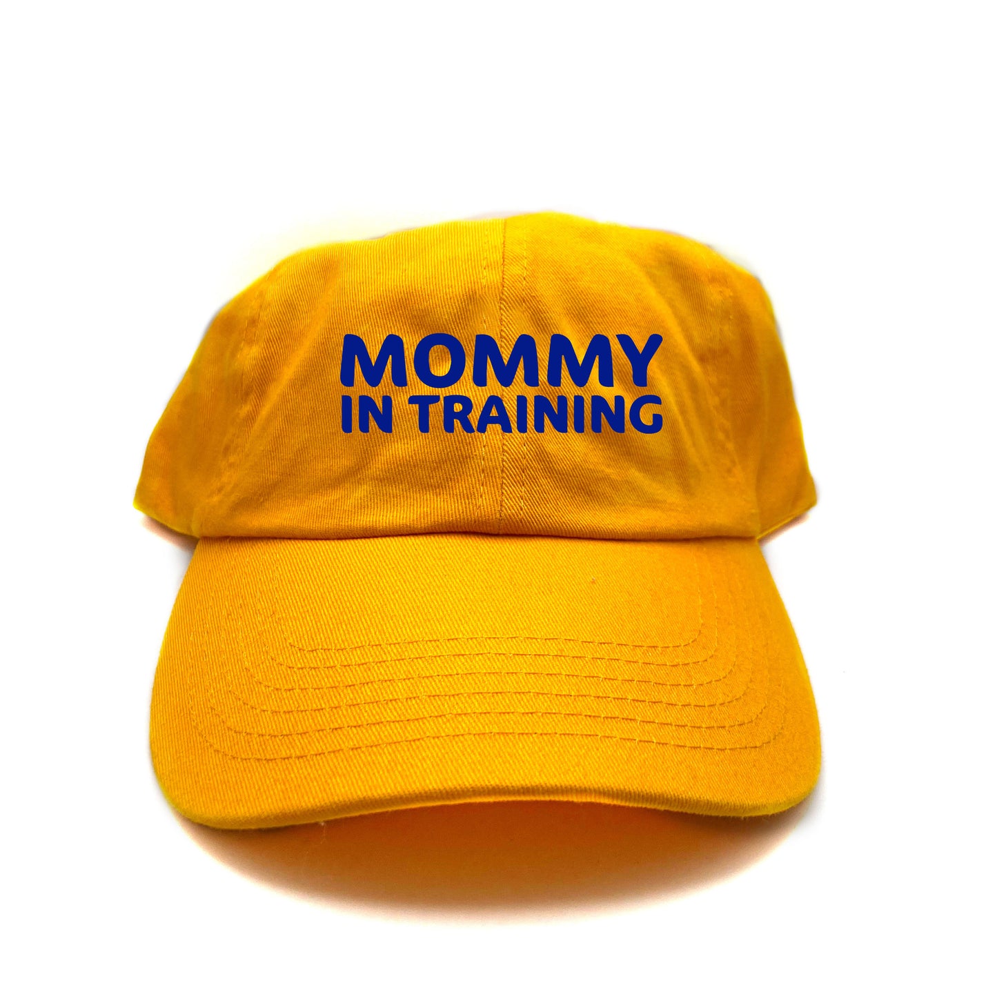 mommy in training blue dad hat