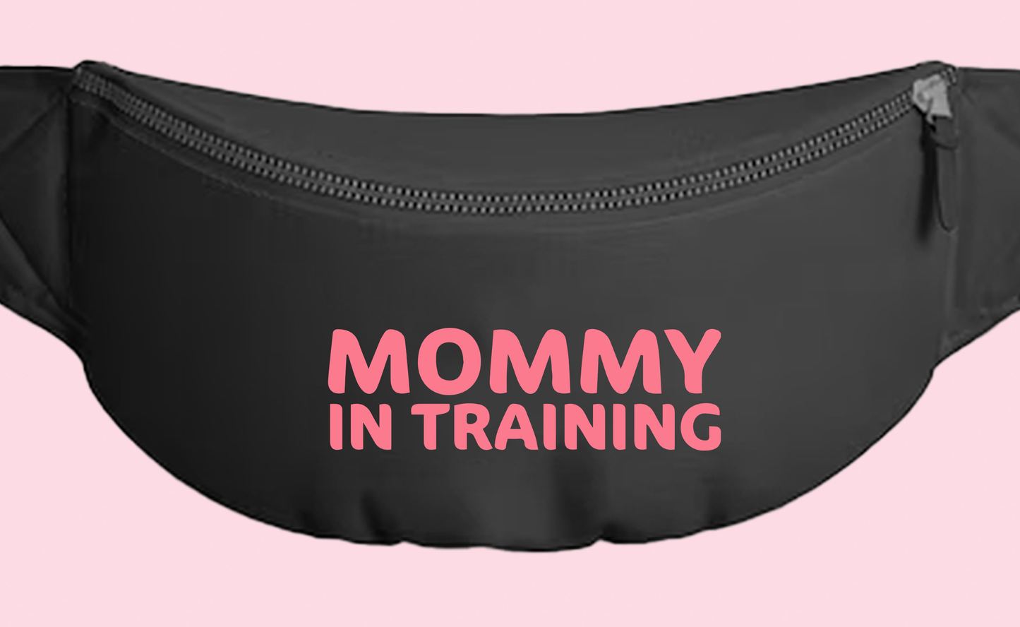 mommy in training pink fanny pack
