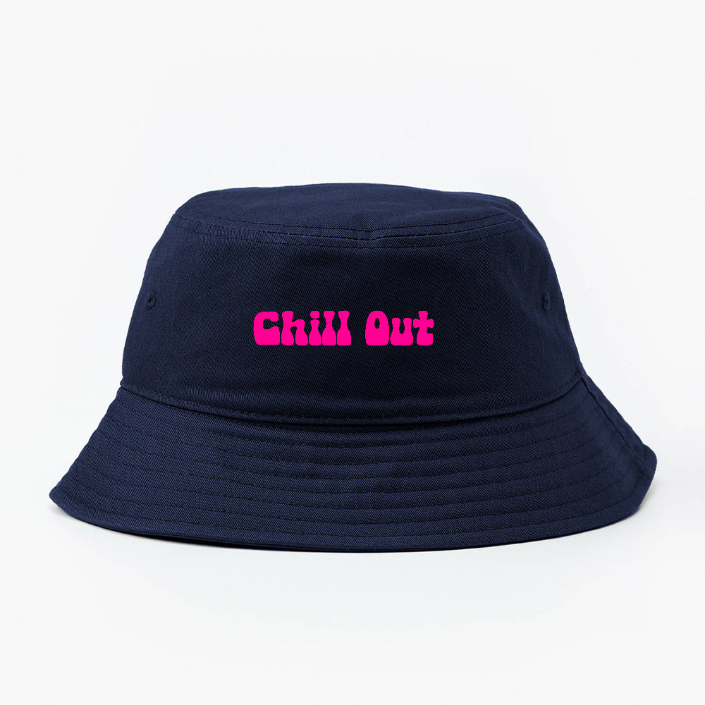 Chill Out Pink Bucket Hat