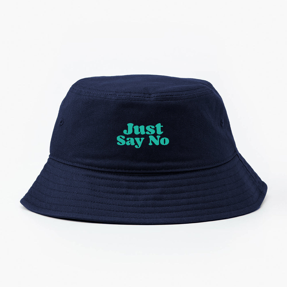 Just Say No Green Bucket Hat