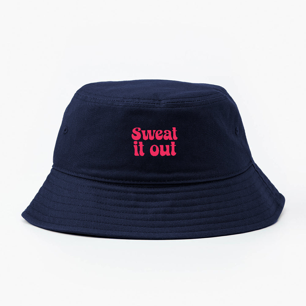 Sweat It Out Purple Bucket Hat