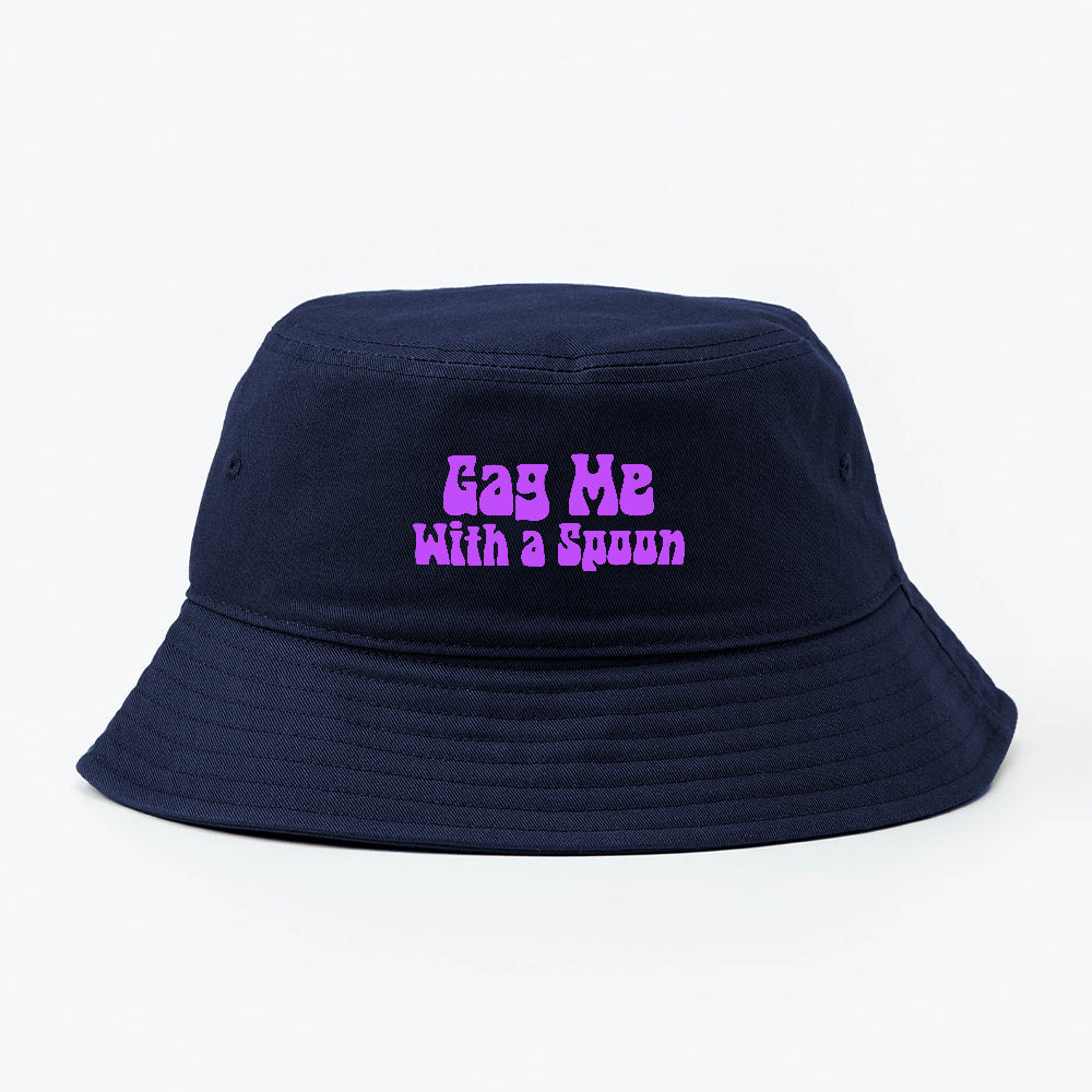Gag Me With A Spoon Purple Bucket Hat