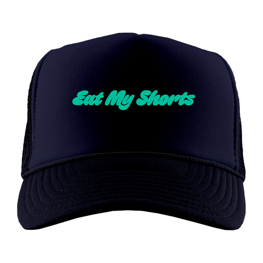 Eat My Shorts Green Foam Truckers hat