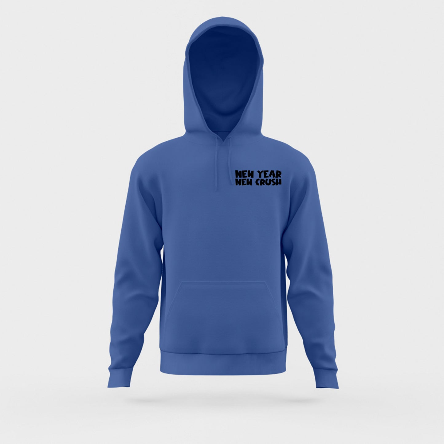 New Year New Crush Black Hoodie