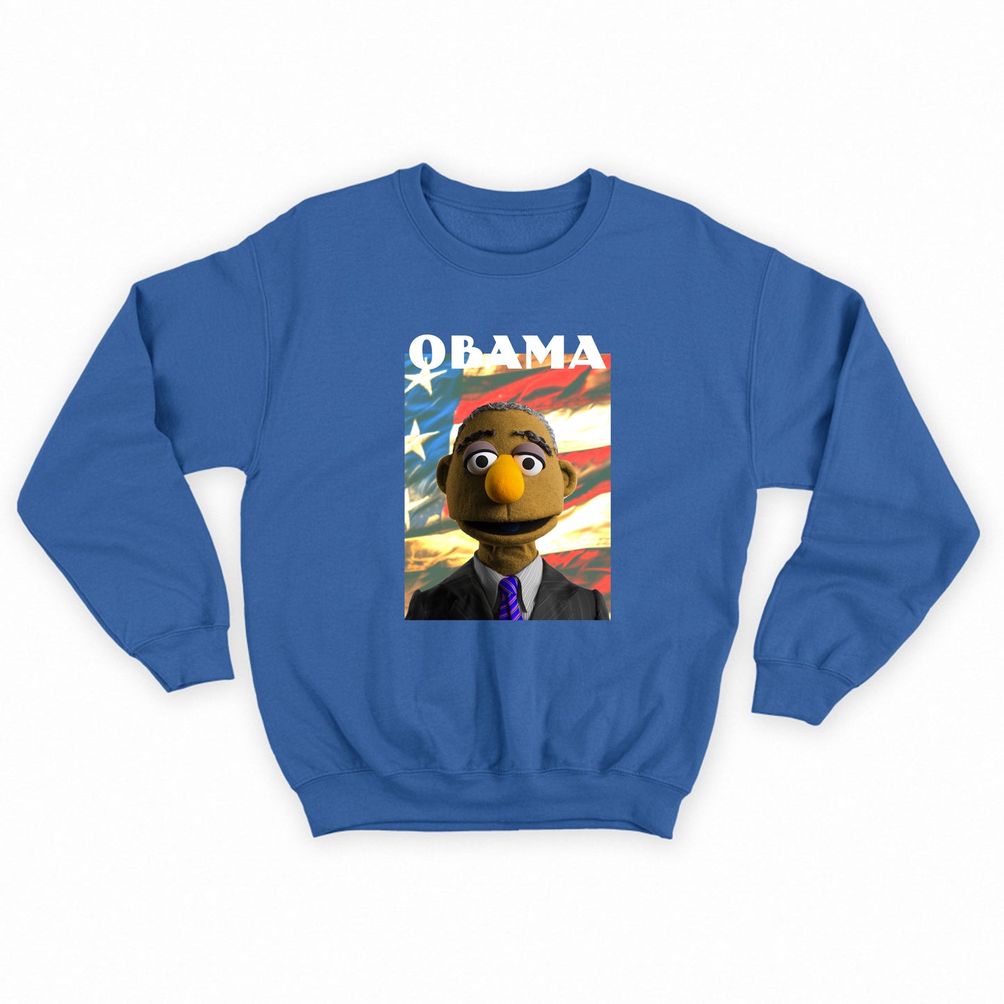 obama muppet flag sweatshirt
