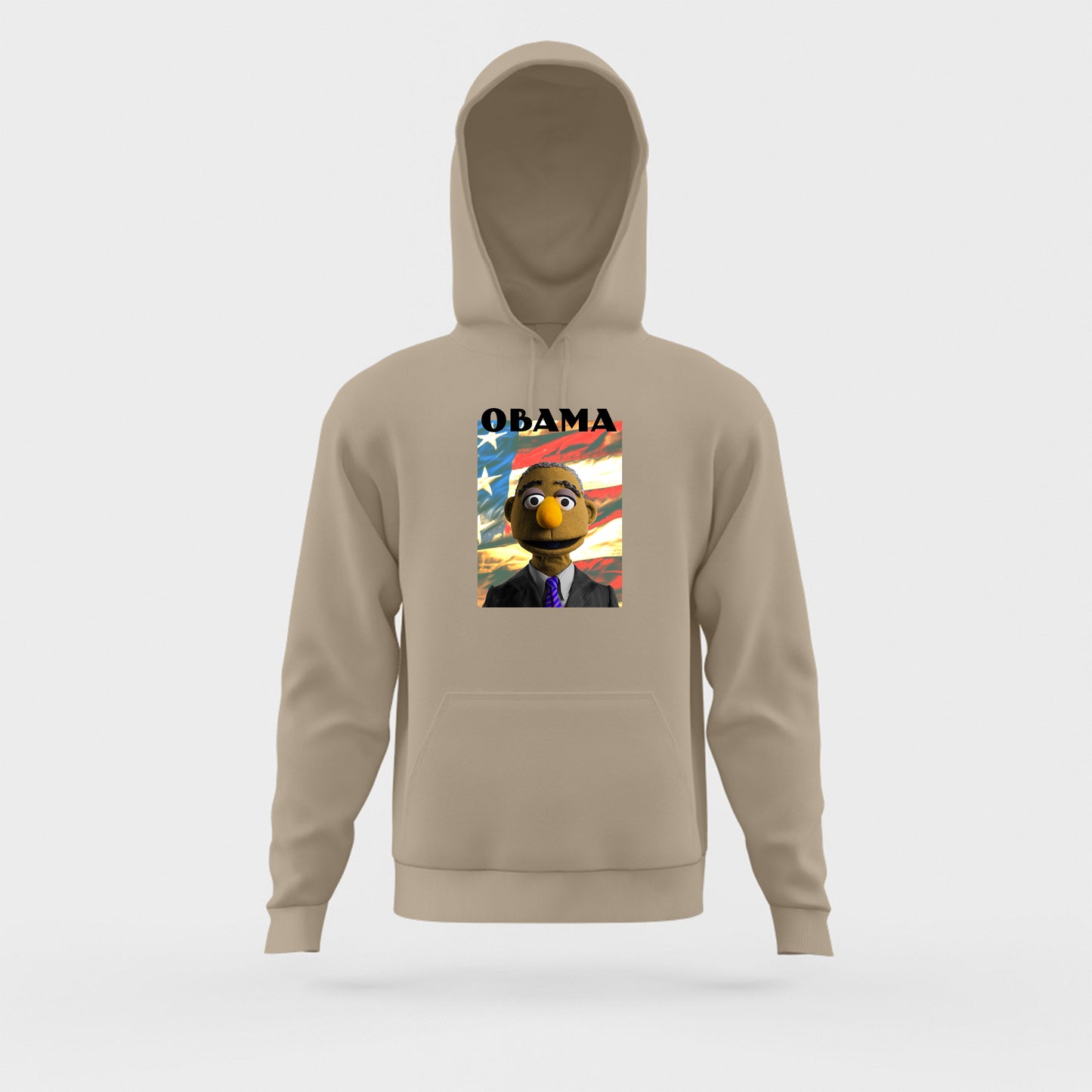 obama muppet flag hoodie
