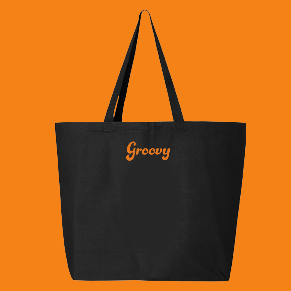 Groovy Orange Tote Bag