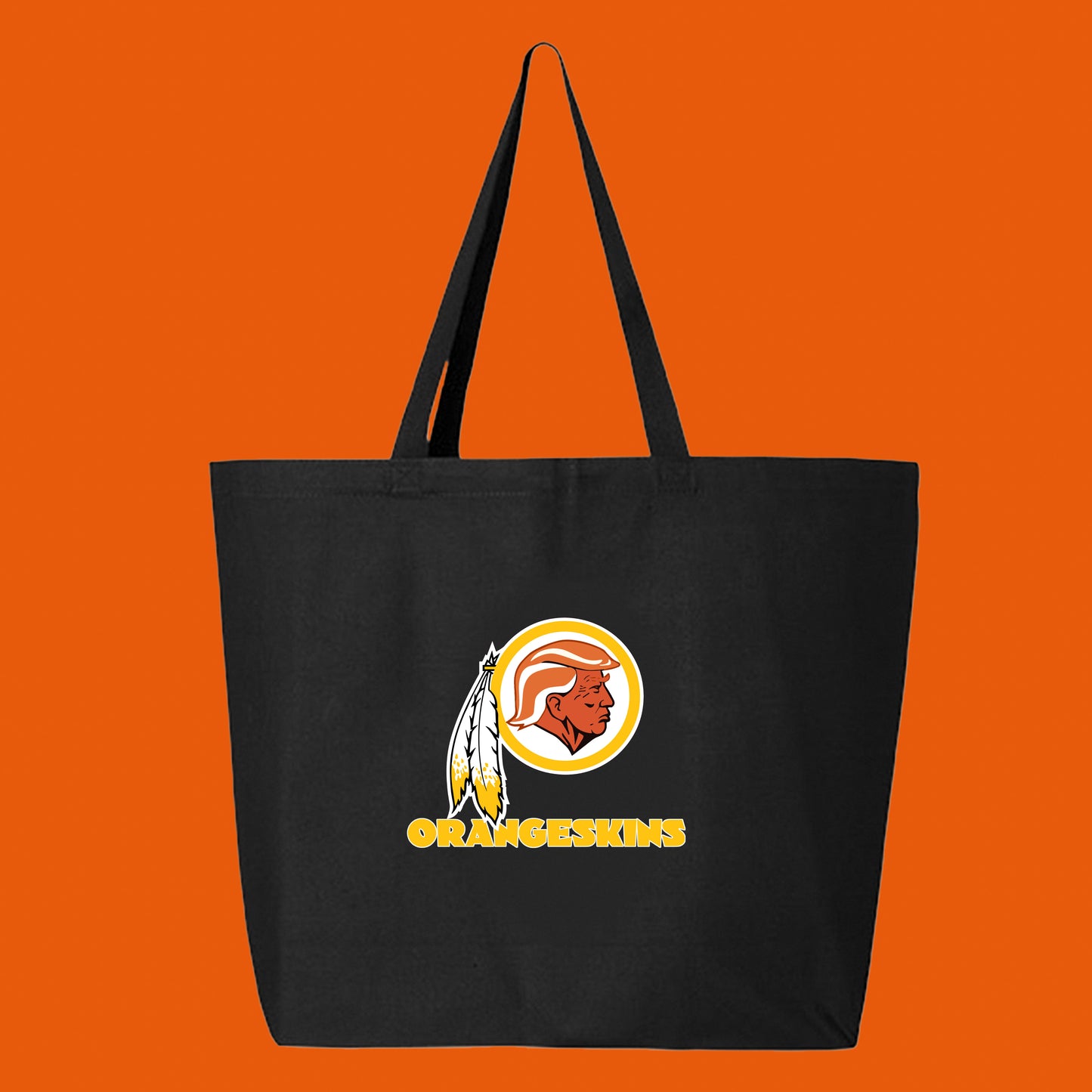 orangeskins tote bag