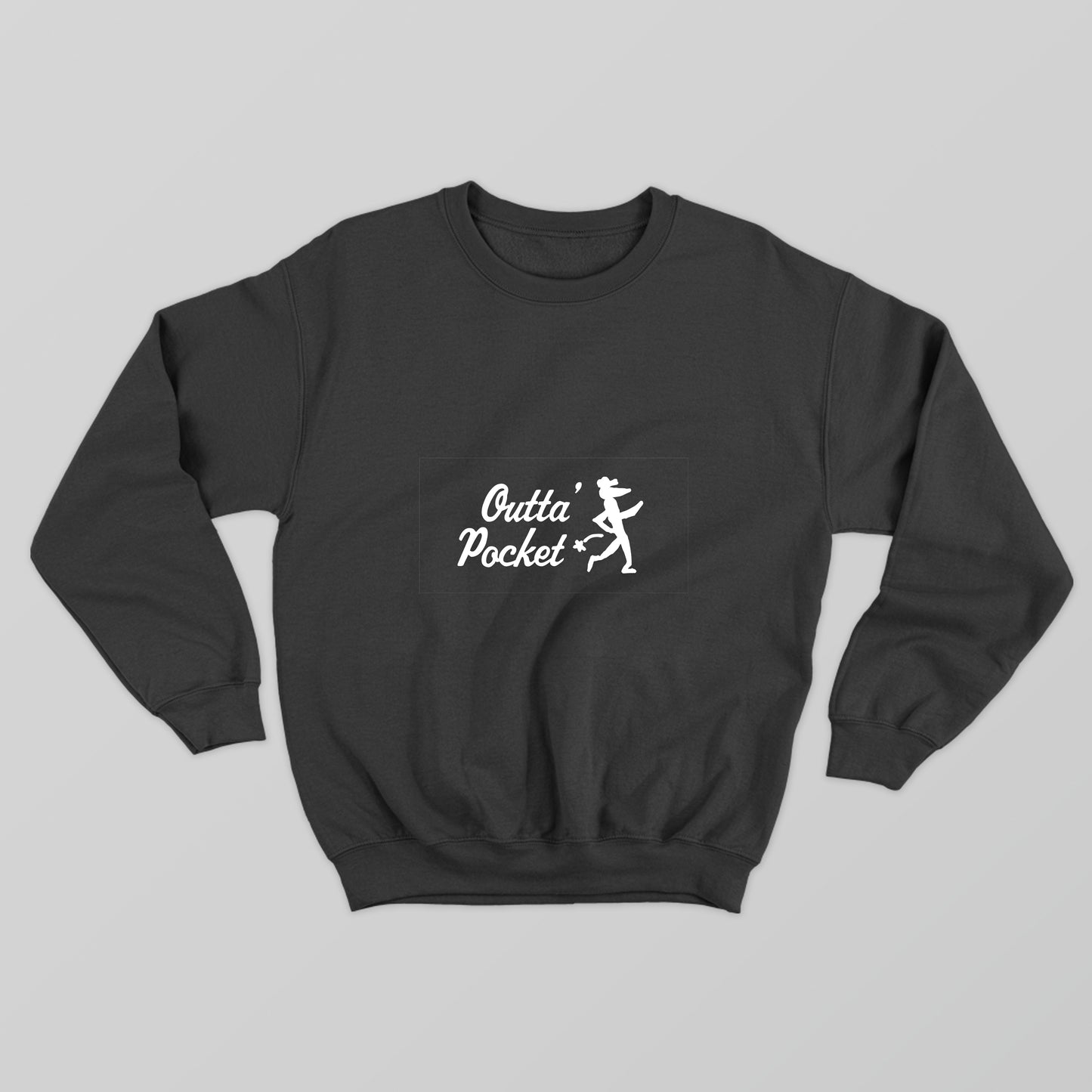 outta pocket main logo sweatshirt