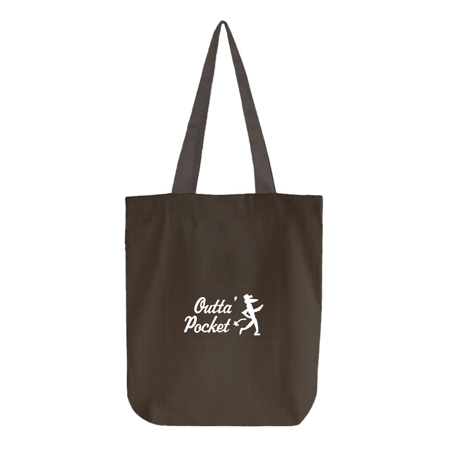 outta pocket main logo tote bag