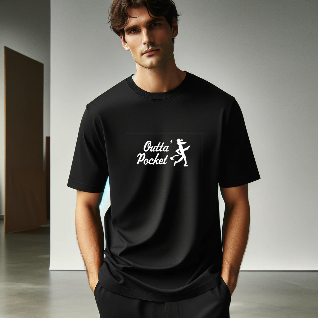 outta pocket main logo tee shirt