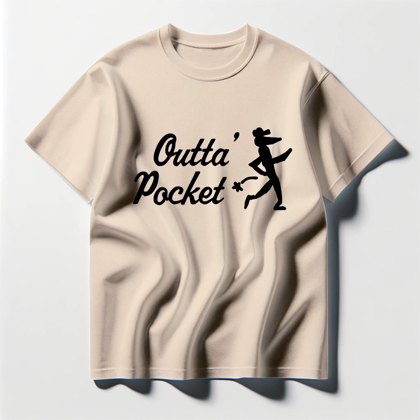 outta pocket main logo tee shirt