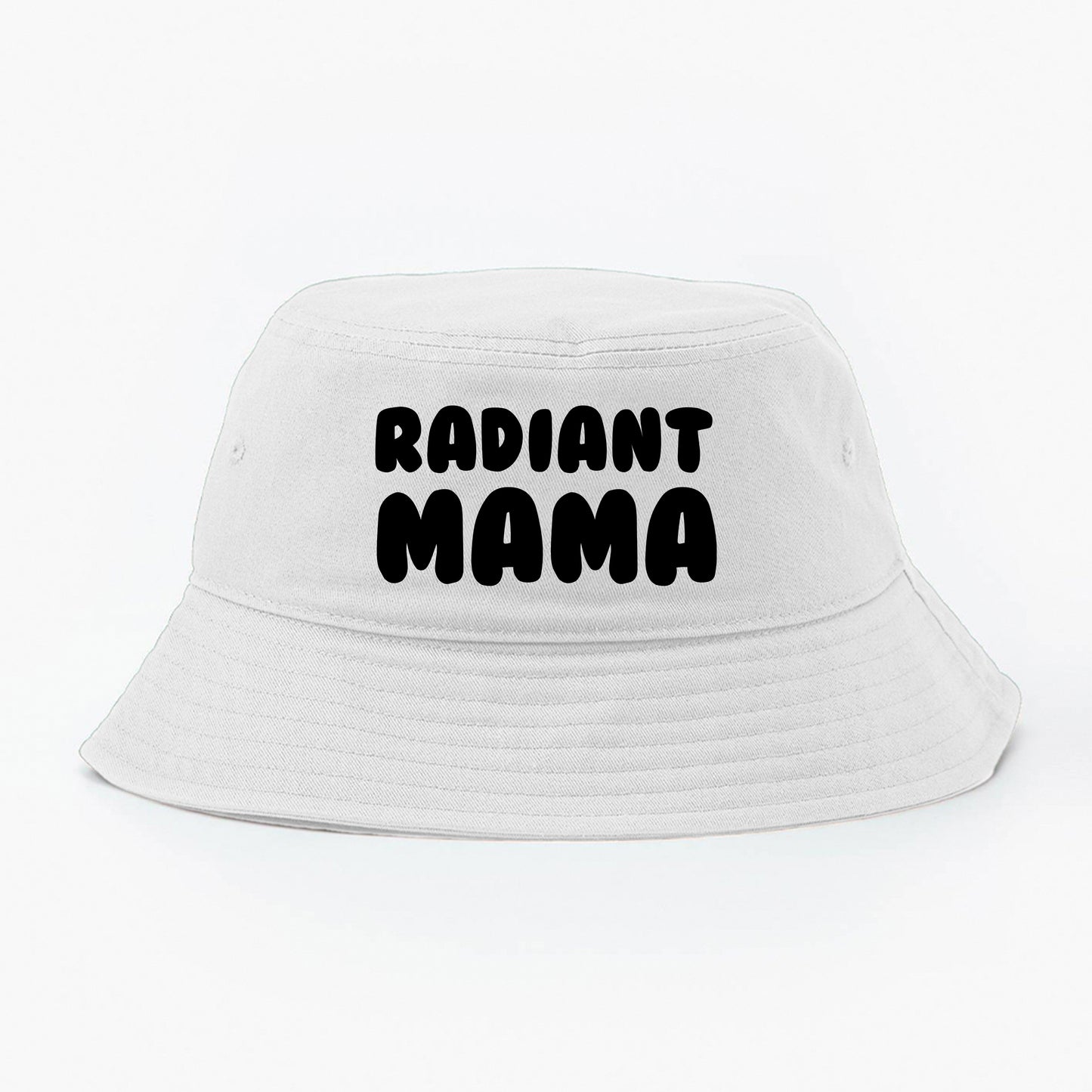 Radiant Mama Black Bucket Hat