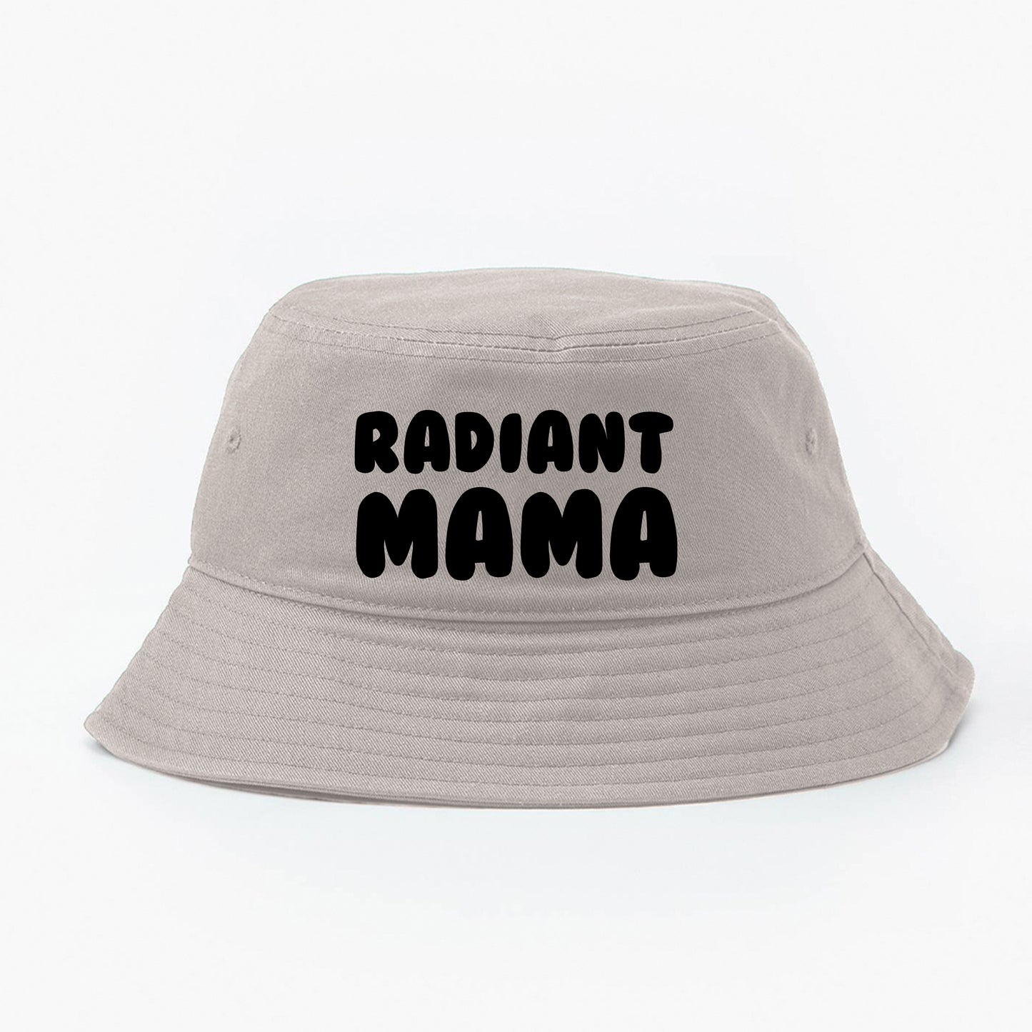 Radiant Mama Black Bucket Hat