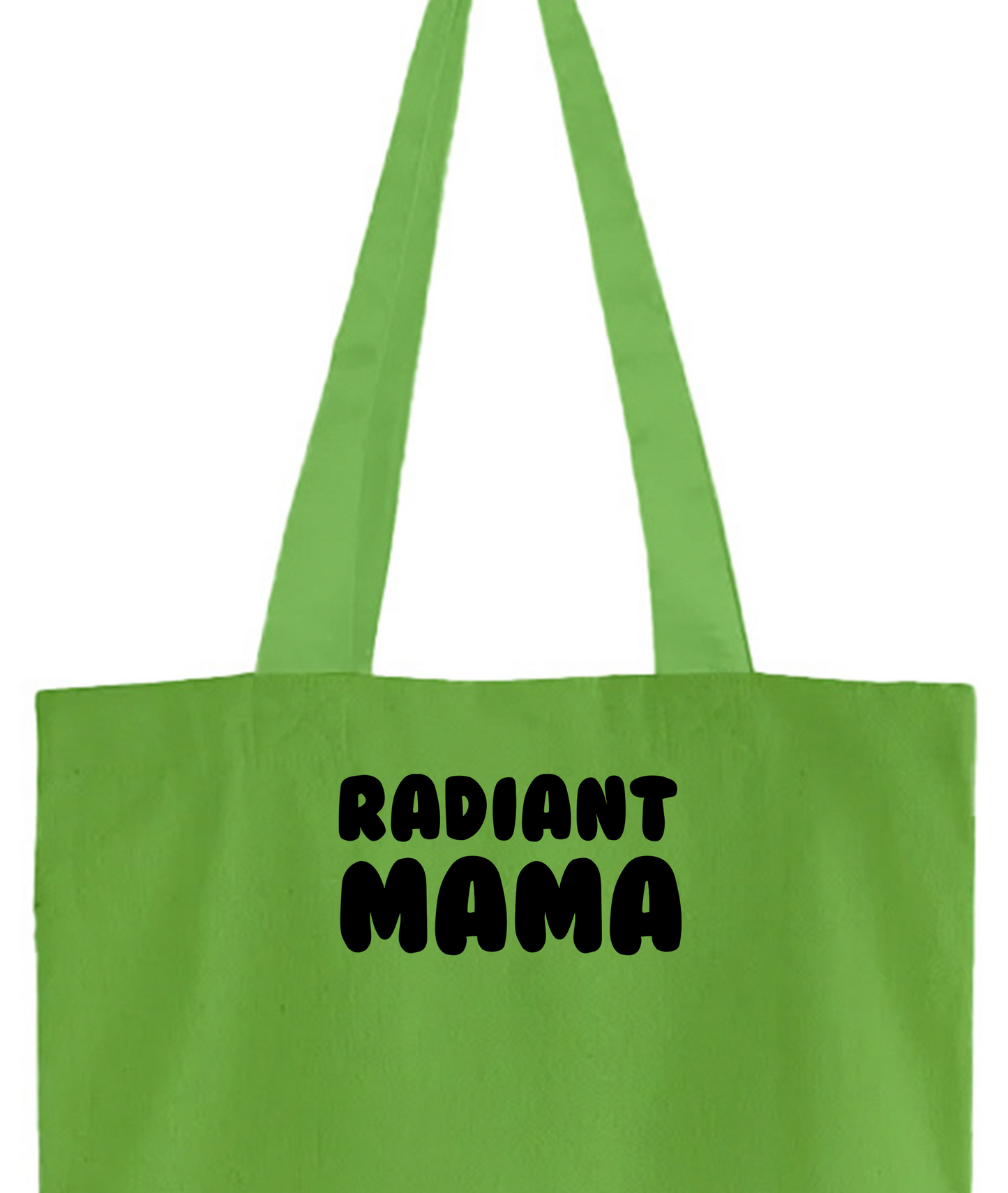 Radiant Mama Black Tote Bag