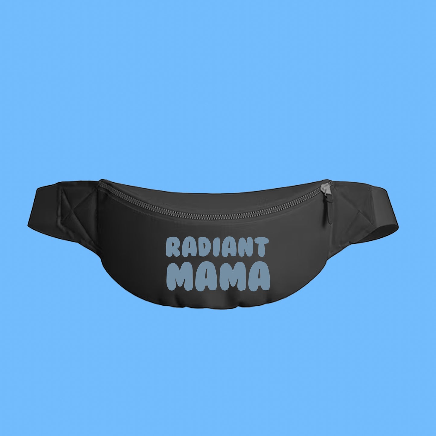 Radiant Mama Gray Blue Fanny Pack
