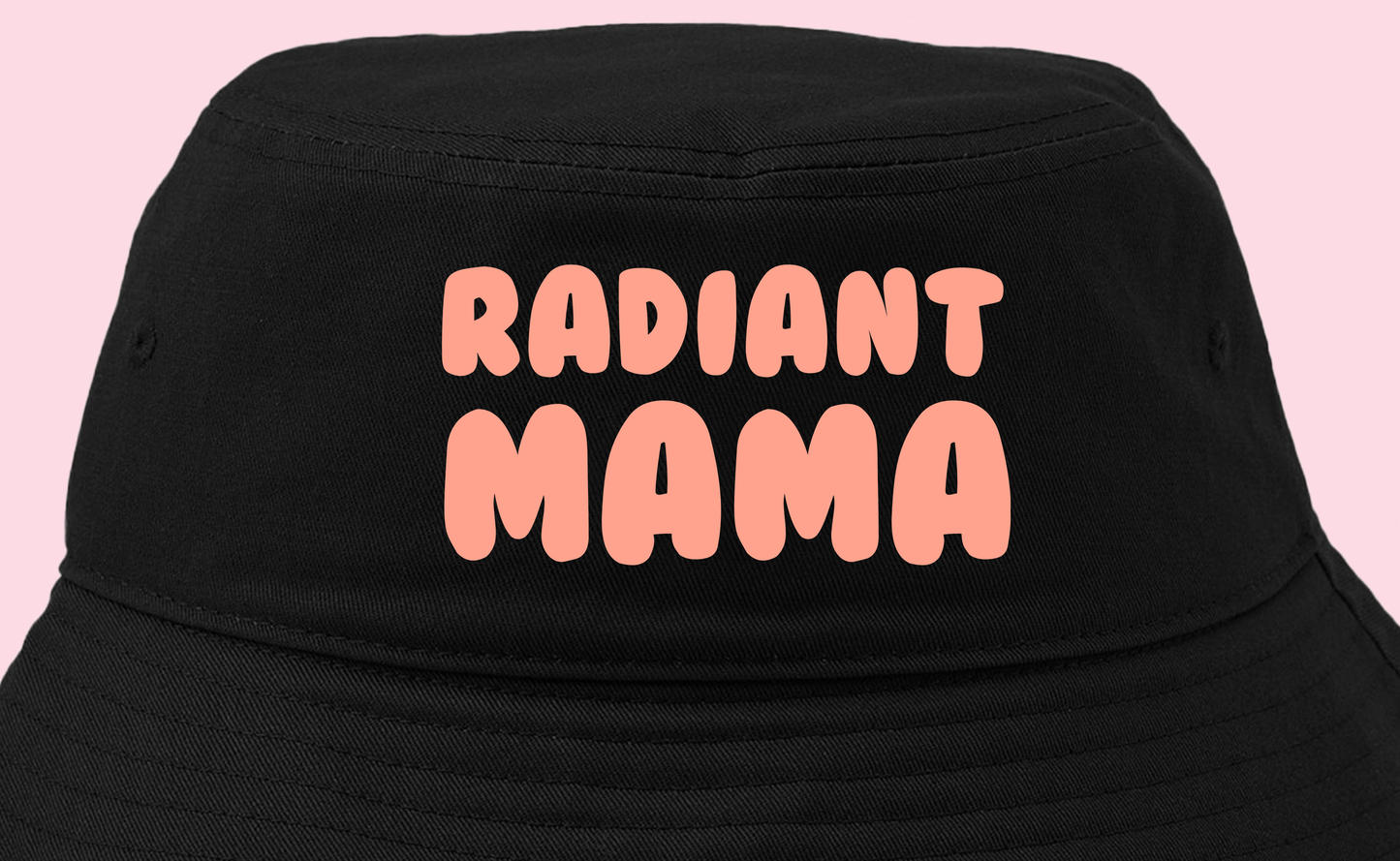 Radiant Mama Peach Bucket Hat