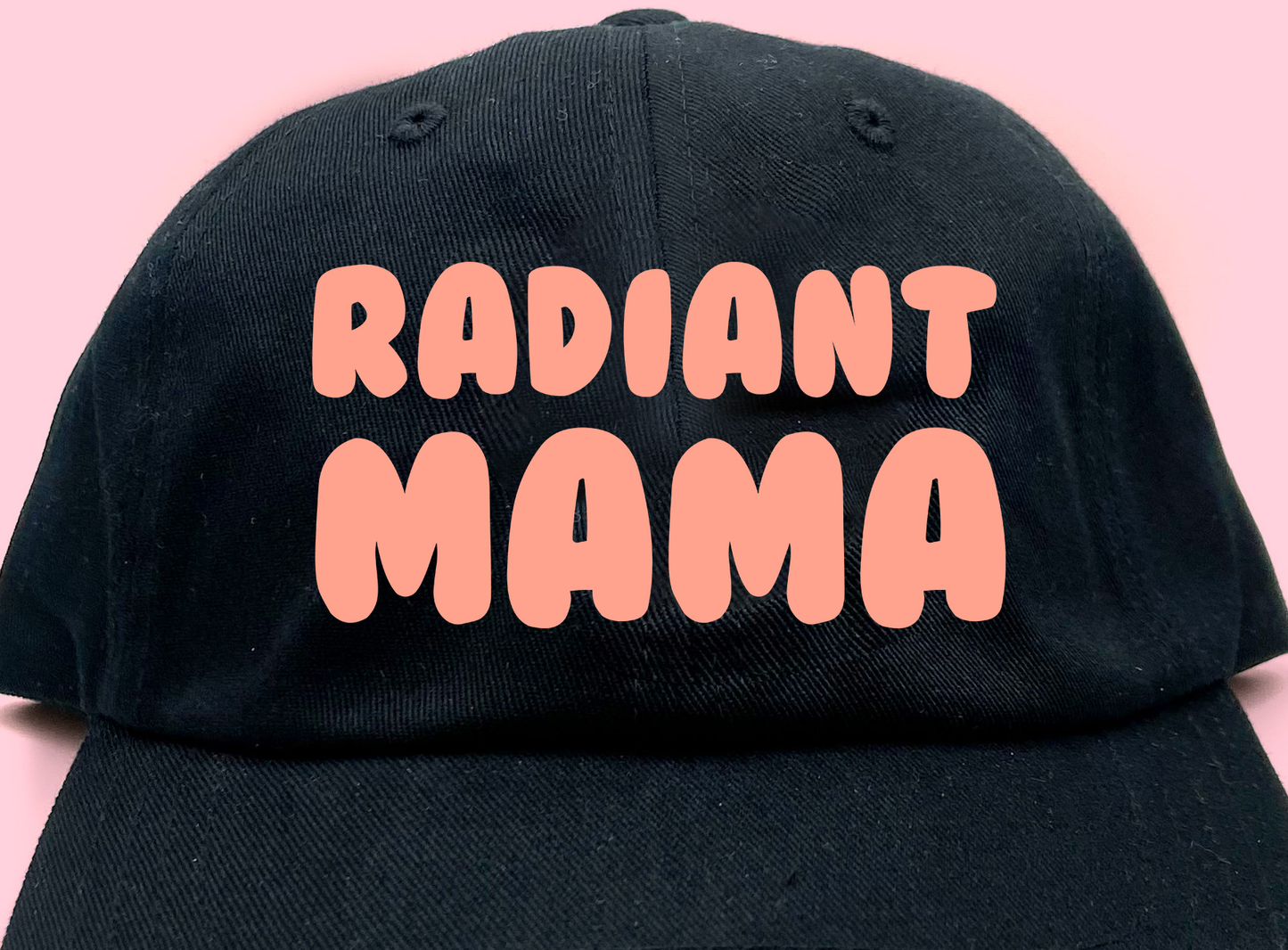 Radiant Mama Peach Dad Hat