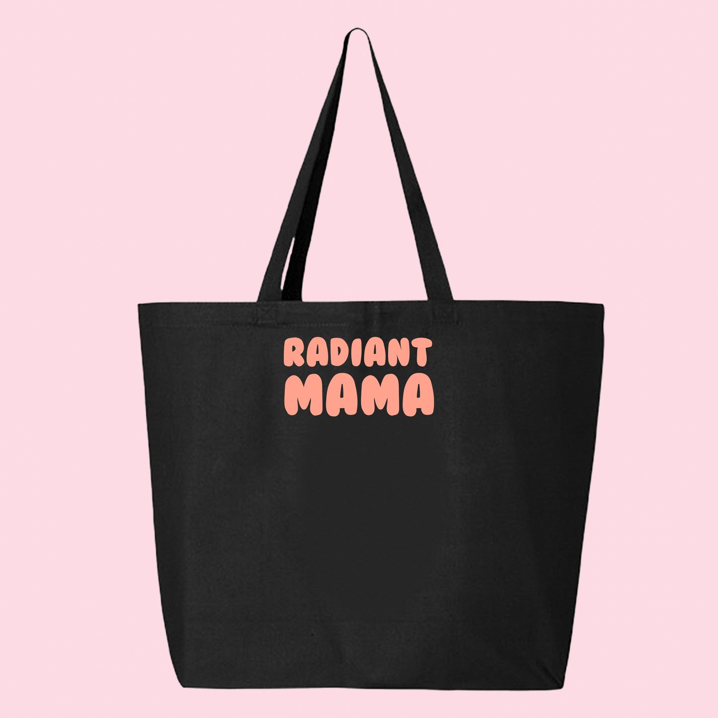 Radiant Mama Peach Tote Bag