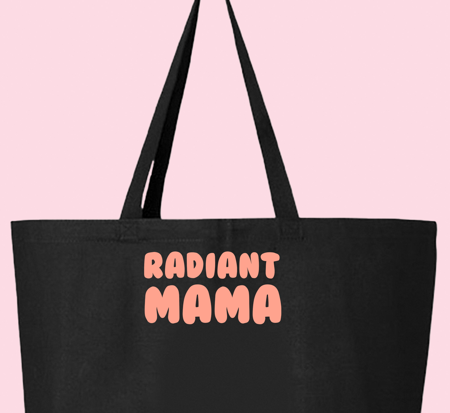 Radiant Mama Peach Tote Bag