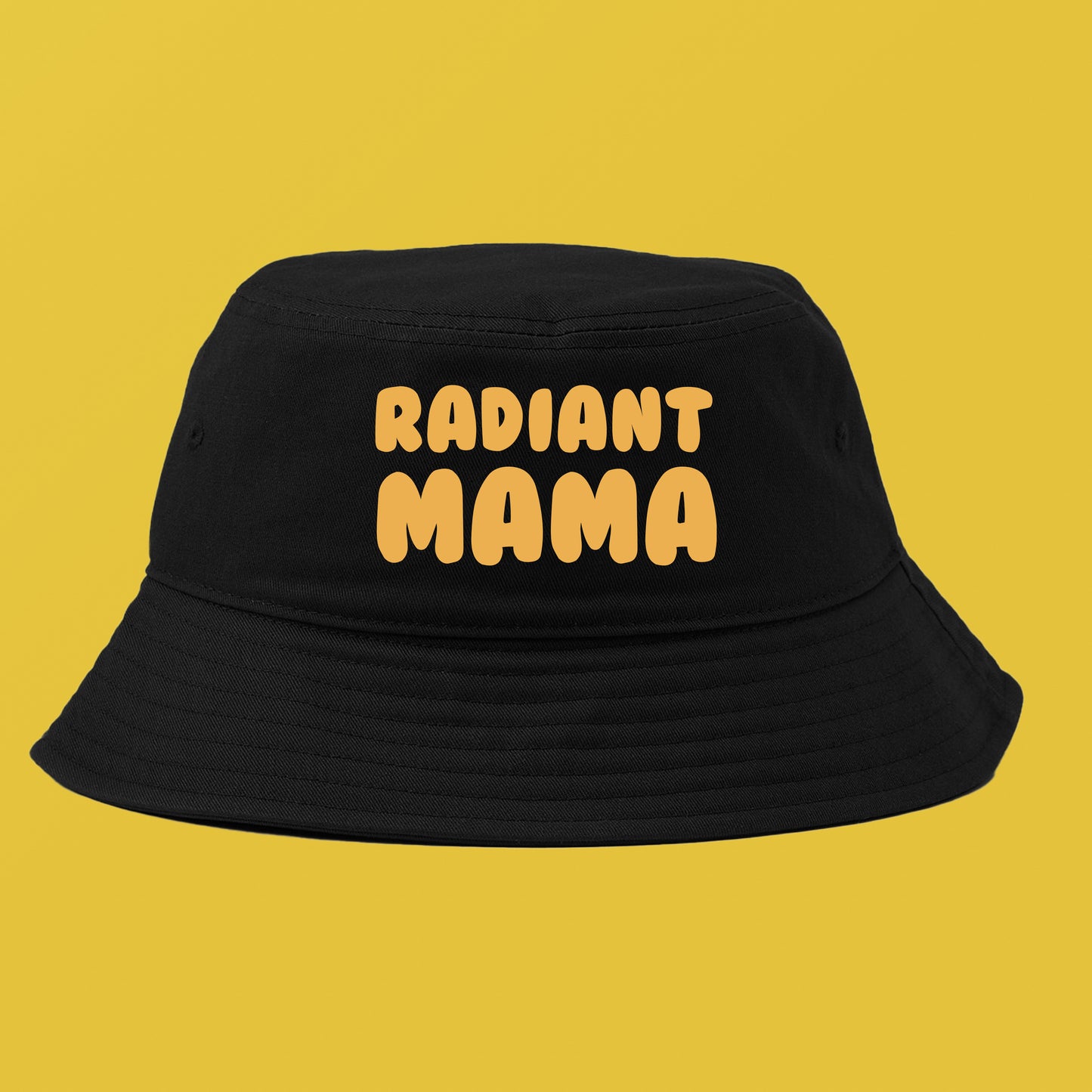 Radiant Mama Yellow Bucket Hat