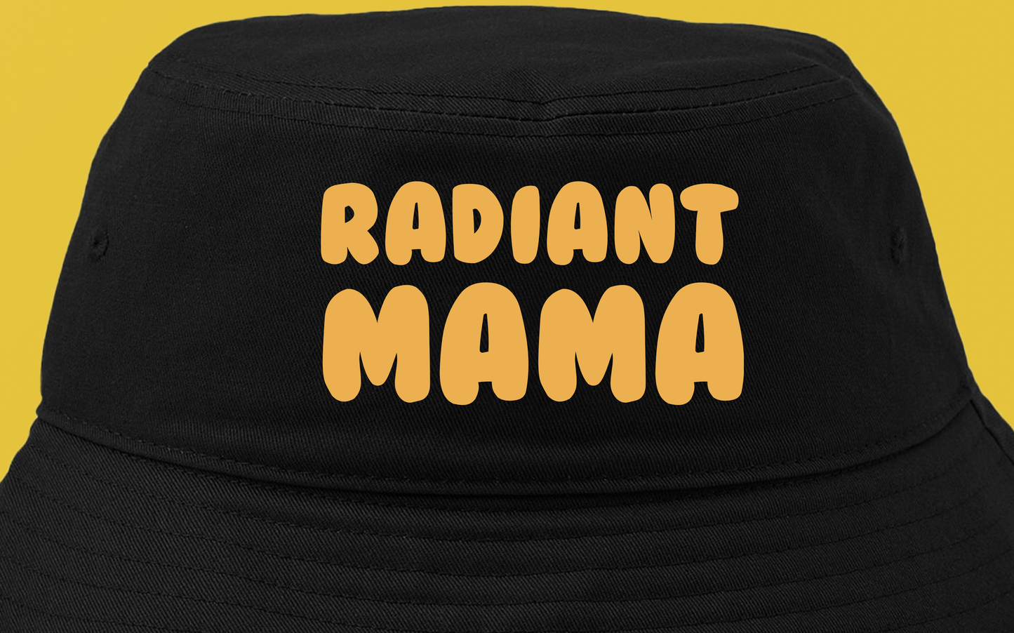 Radiant Mama Yellow Bucket Hat