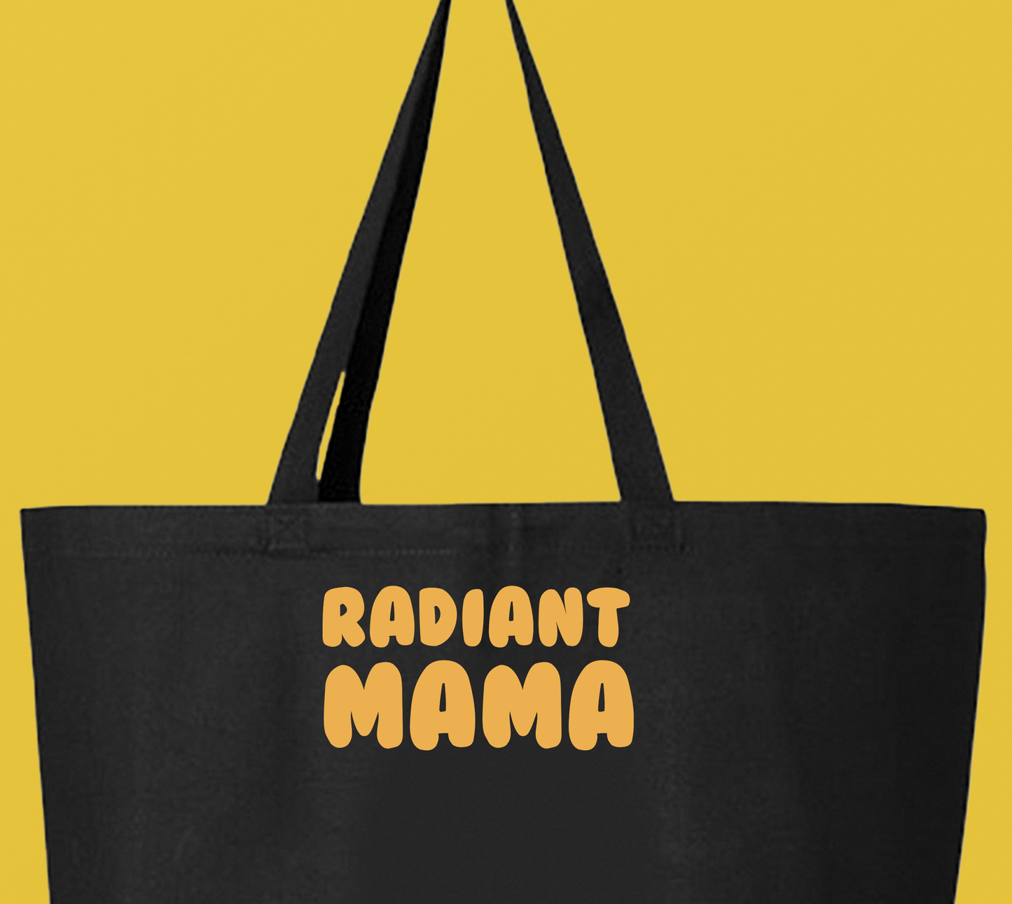 Radiant Mama Yellow Tote Bag