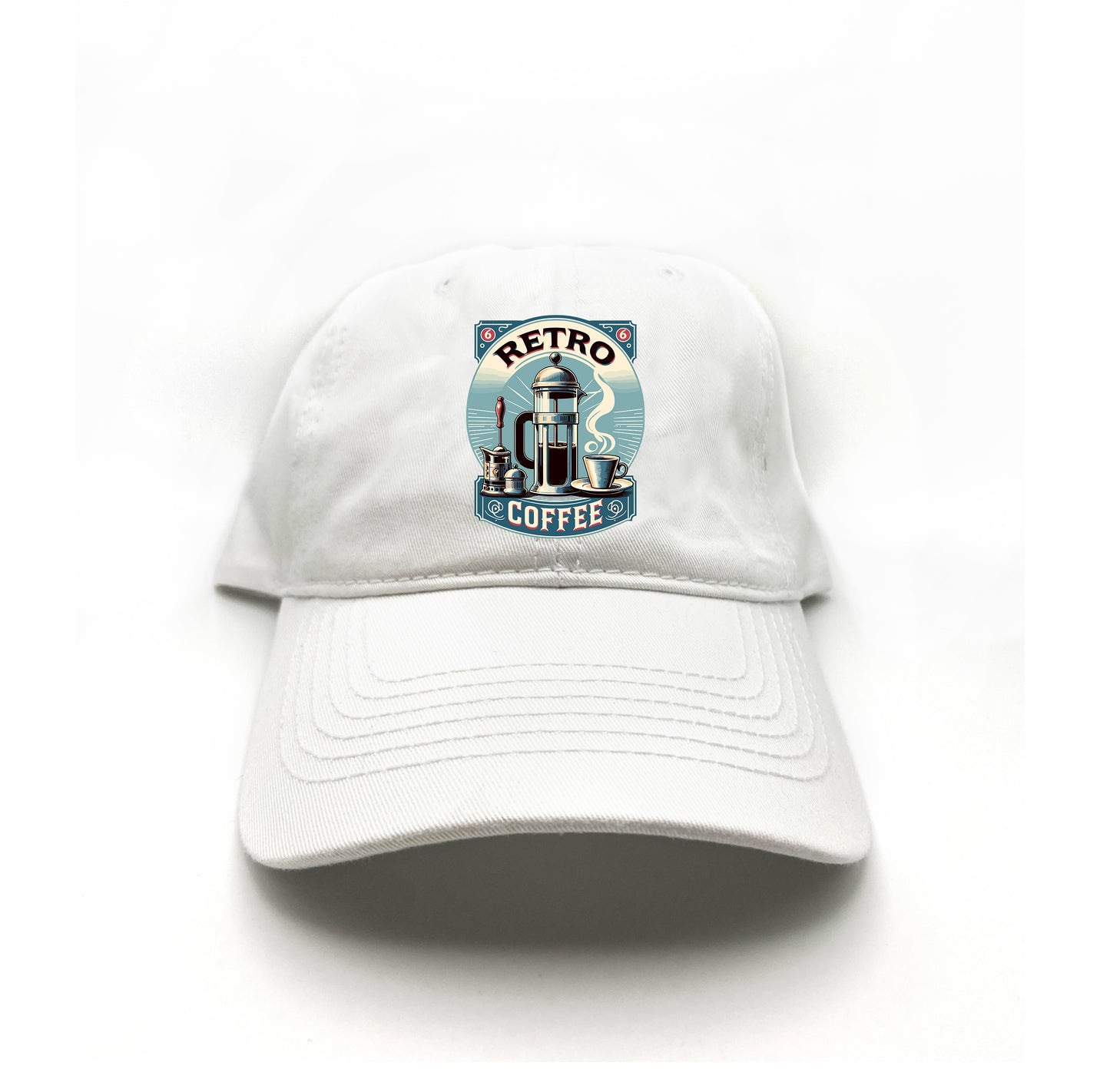 Retro Coffee Ad Dad Hat