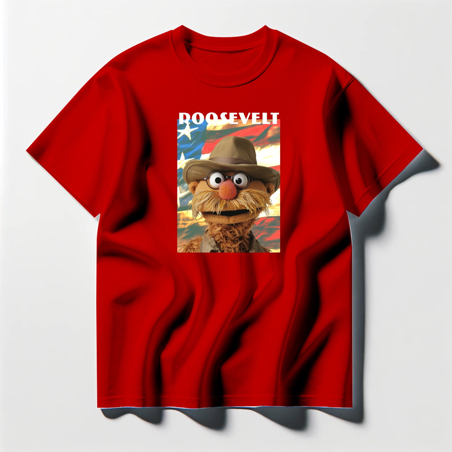 roosevelt muppet flag tee shirt