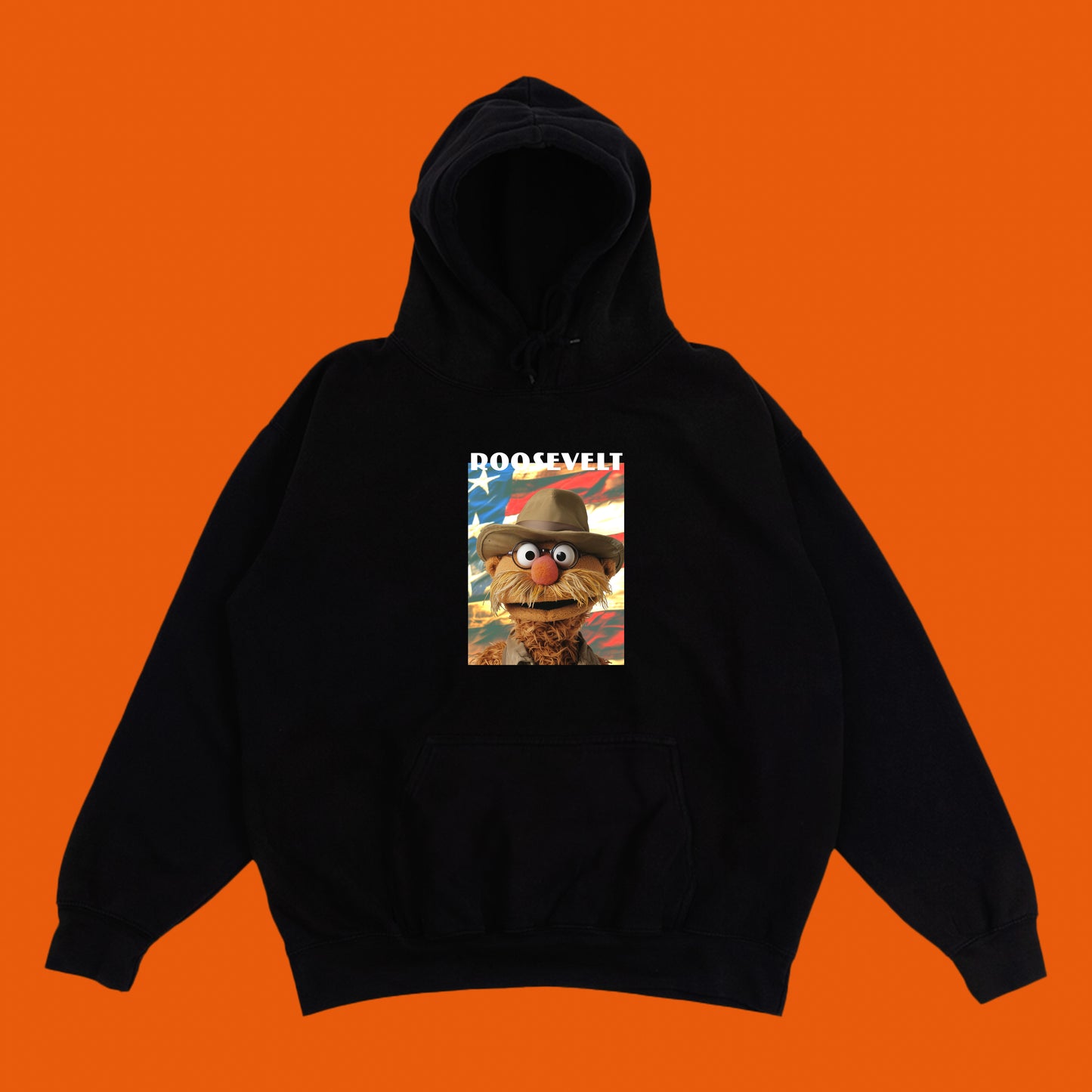 roosevelt muppet flag hoodie