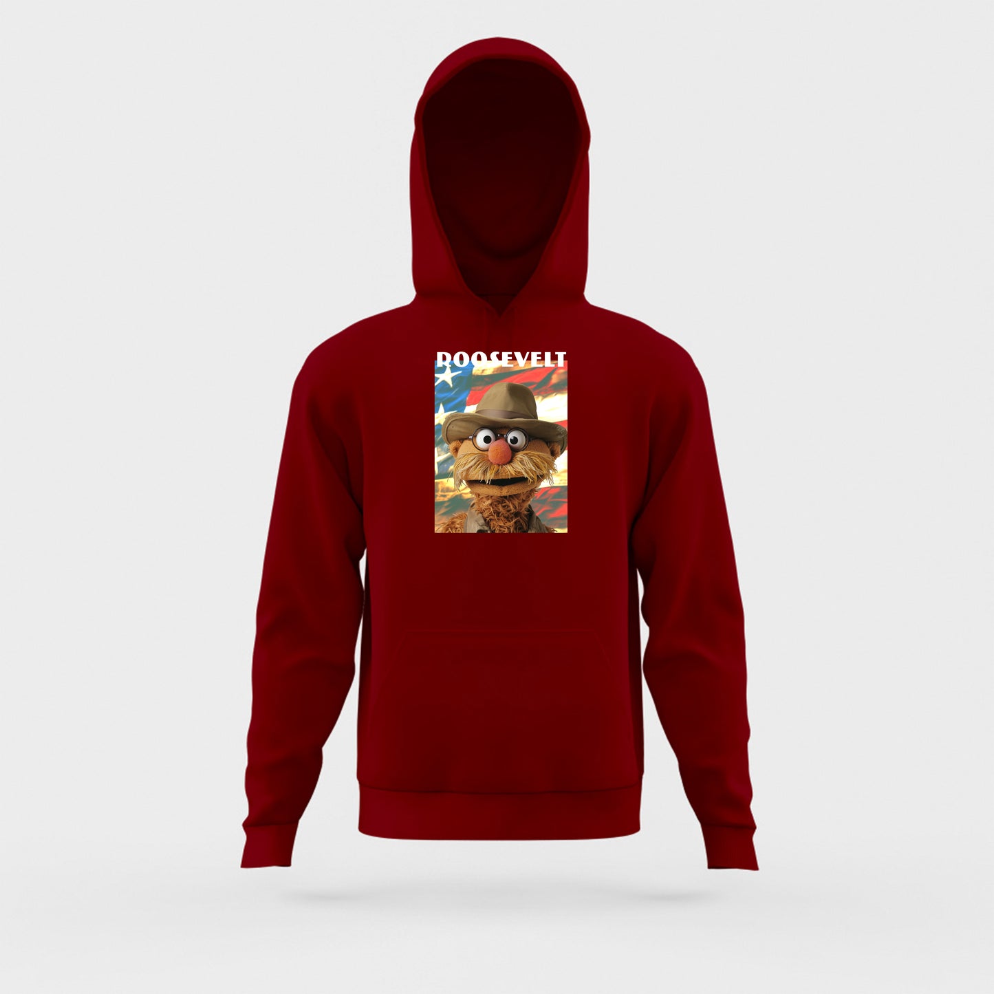 roosevelt muppet flag hoodie
