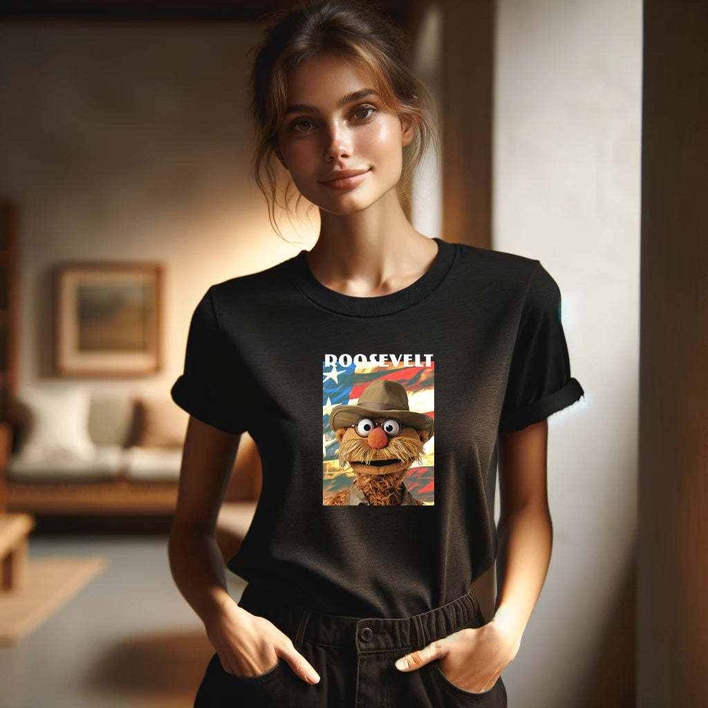 roosevelt muppet flag tee shirt